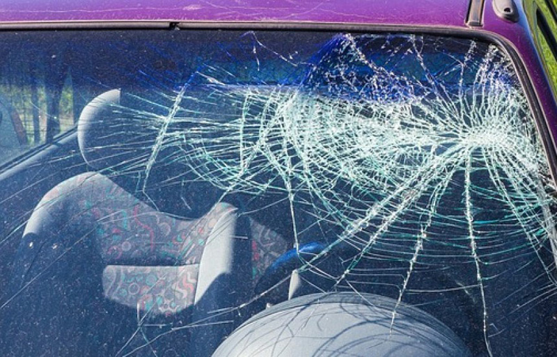 House arrest  for damaging car with an axe