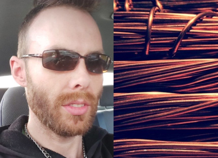 Somers jailed for copper wire theft