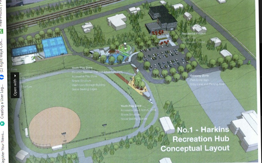 VIDEO:  Designs of outdoor rec areas shared with council