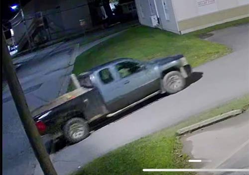 Do you know this truck?  Company reports theft of trailer