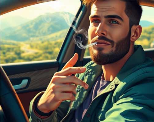 11 court briefs:  man caught driving high