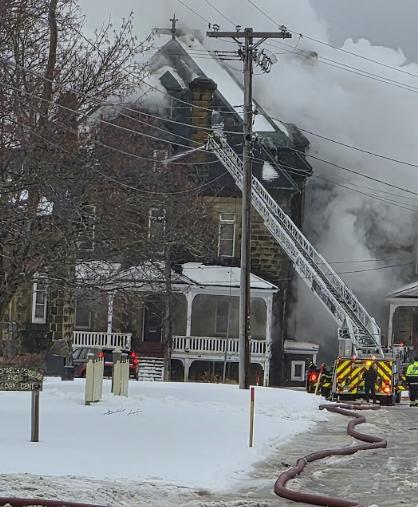 Bishop's Palace burns on Easter Sunday
