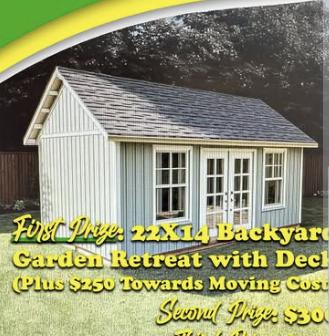 May 15 DRAW:  JMH Garden Retreat