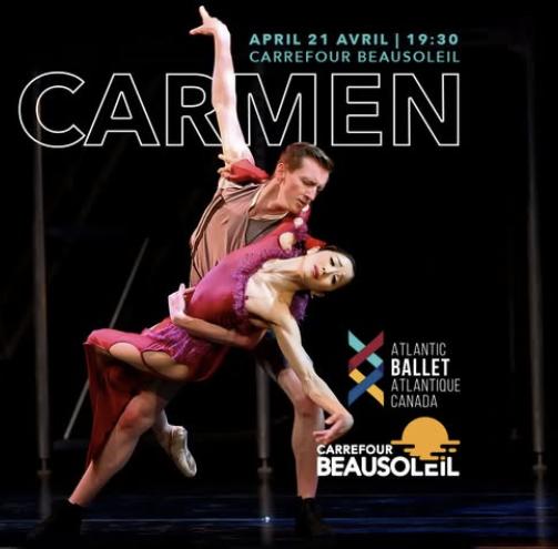 April 21:  Atlantic Ballet presents Carmen