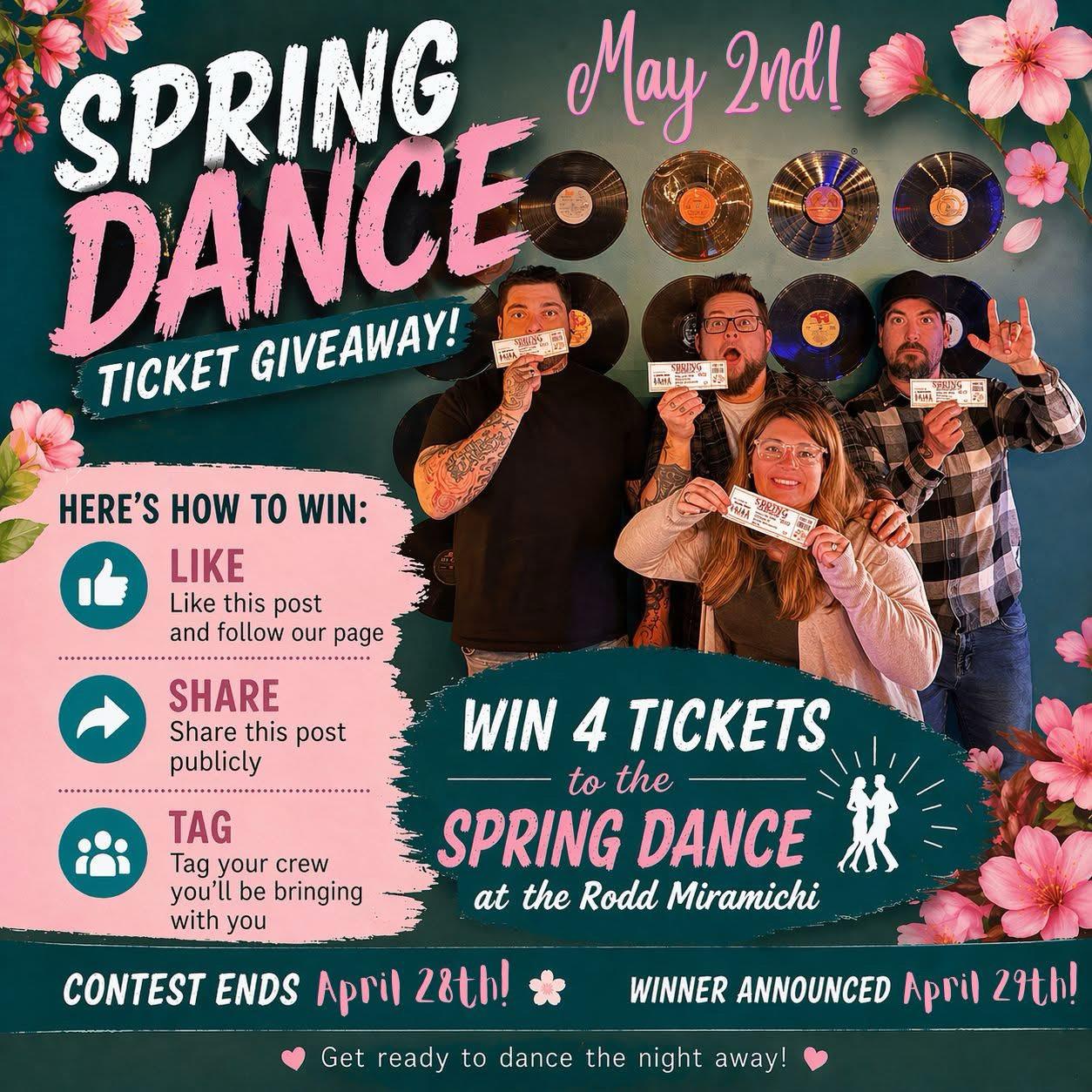 May 2nd- Spring Dance at the Rodd