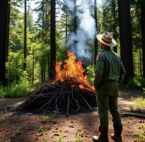 May 4 Briefs:  unattended brush fire draws fine