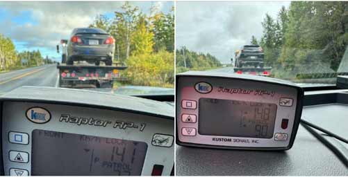 Route 11 speeders pay price