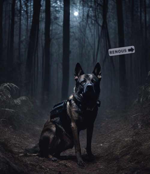 Mutch runs from police, but can't hide from dog