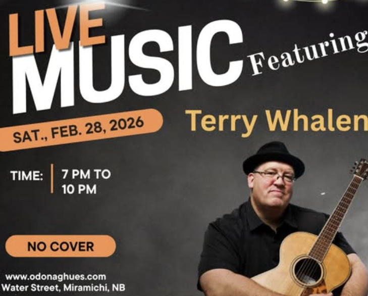 Feb 28:  terry Whalen at O'Donaghues