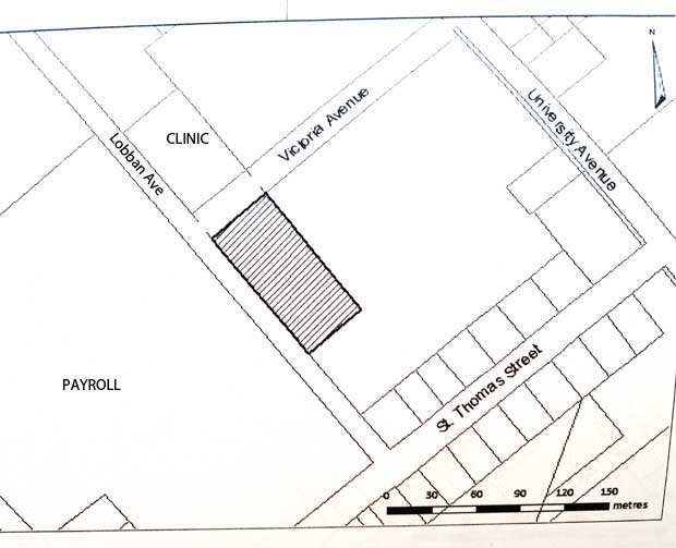 Council proposed bylaw for parking area near payroll