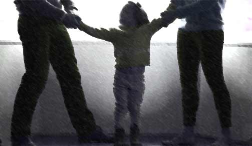 Child caught in middle of assault trial