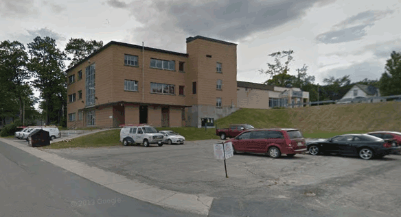 Man steals items from running van.  Company erects fence because of thefts.