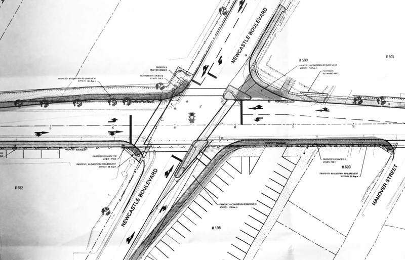 Land acquisition required for intersection work