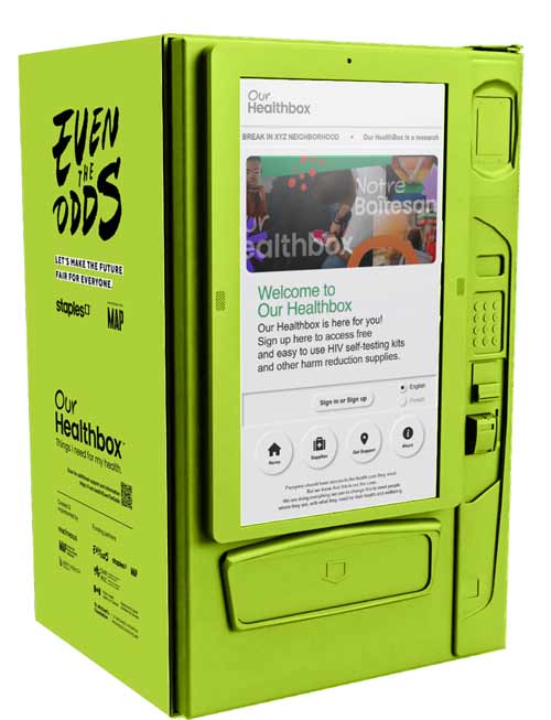 Healthbox installed in Miramichi:  Saving Lives, One Kit at a Time
