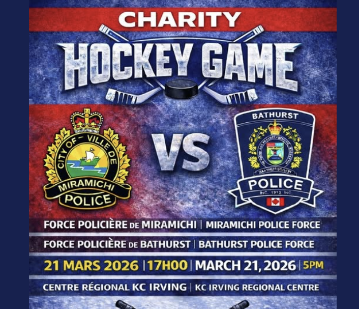 March 21:  Police charity hockey game