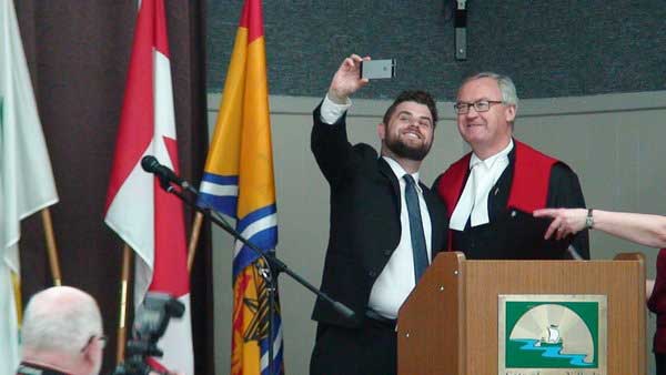 Video:  New councillors speak at swearing in