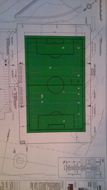 Council Notes including turf field not suitable for football