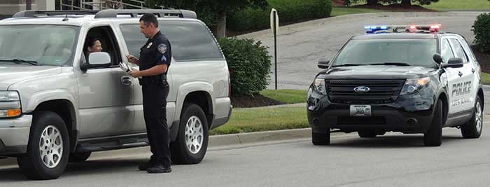Trial:  proceed with caution near emergency vehicles