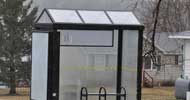 Bus Shelter Vandal Catches Break