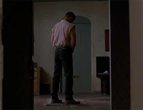 Drunk man walks into strange house, urinates in porch